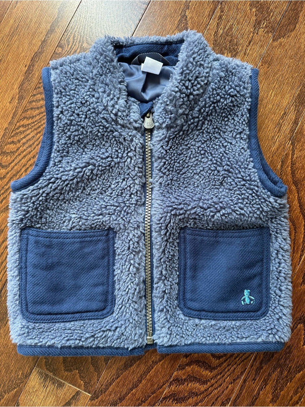 Baby Gap Baby / Toddler Navy Blue Sherpa Zip Vest
